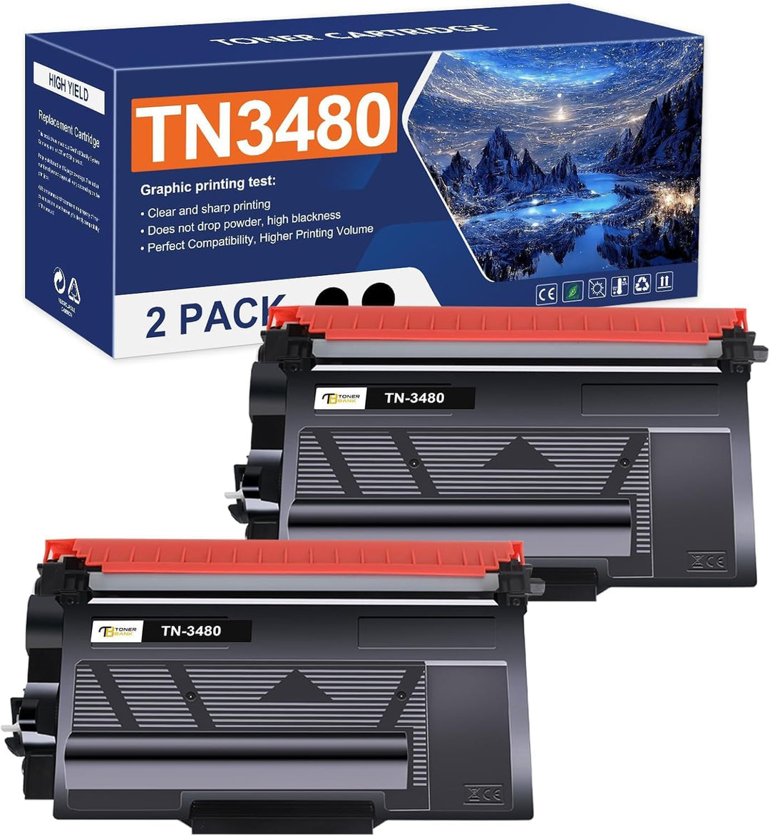 Toner Bank TN3480 Kompatible für Brother TN-3480 TN3480 TN-3430 TN3430 TN 3480 TN 3430 MFC-L5750DW H