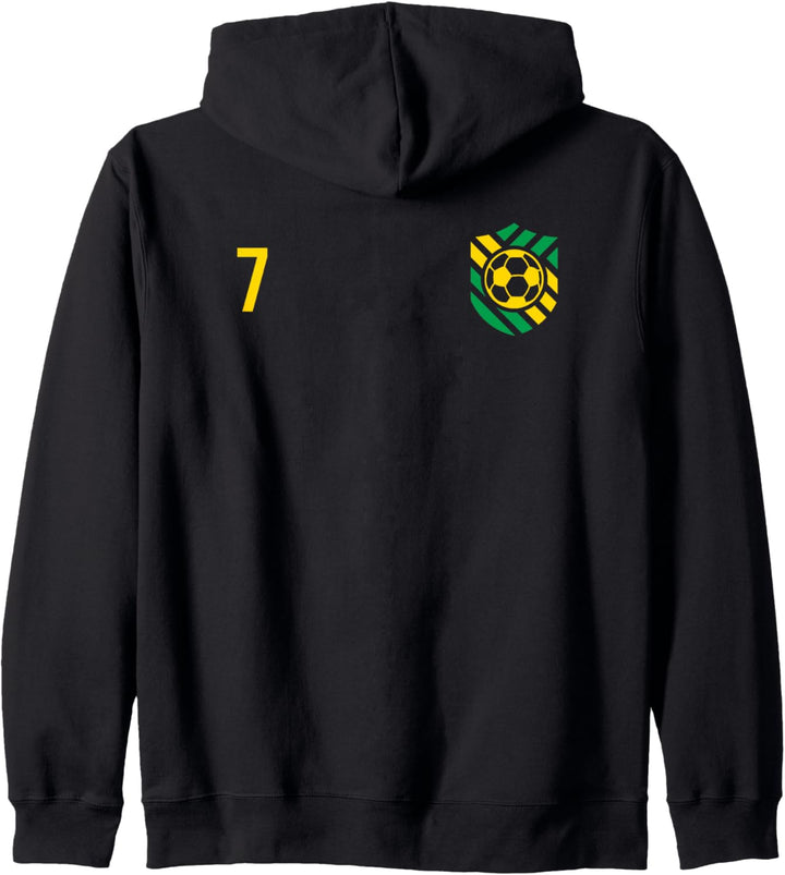 Flagge Brasilien Kapuzenjacke