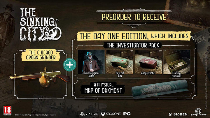 The Sinking City [Day One uncut Edition] für PS4