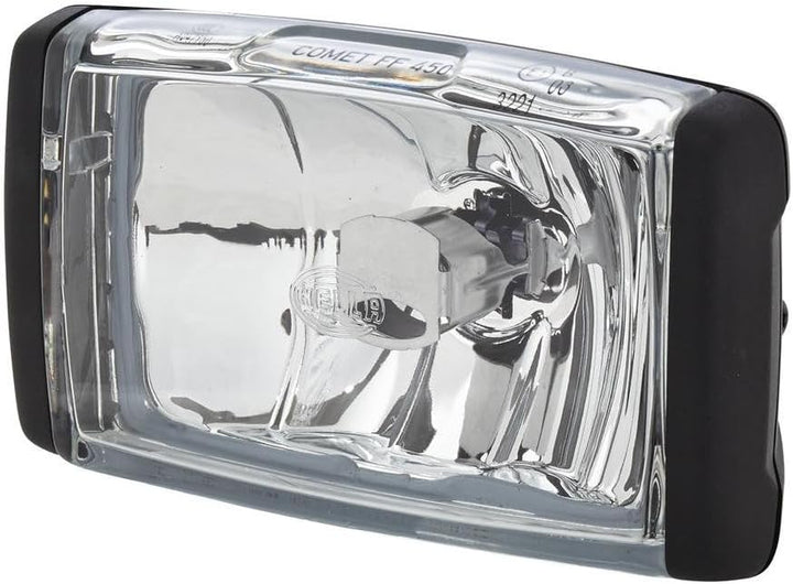 HELLA - Halogen/FF-Nebelscheinwerfer - Comet FF 450 - 24/12V - rechteckig - Anbau - glasklare Streus