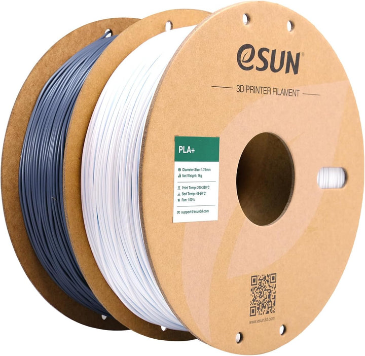 eSUN PLA+ Filament 1.75mm, 3D Drucker Filament PLA Plus, Massgenauigkeit +/- 0.03mm, 1kg pro Spule,