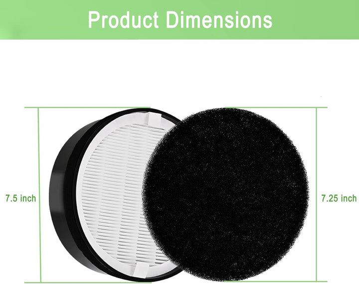 LV-H132 Ersatzfilter, kompatibel mit Levoit LV-H132 Luftreiniger LV-H132-RF, H13 True HEPA-Filter, A