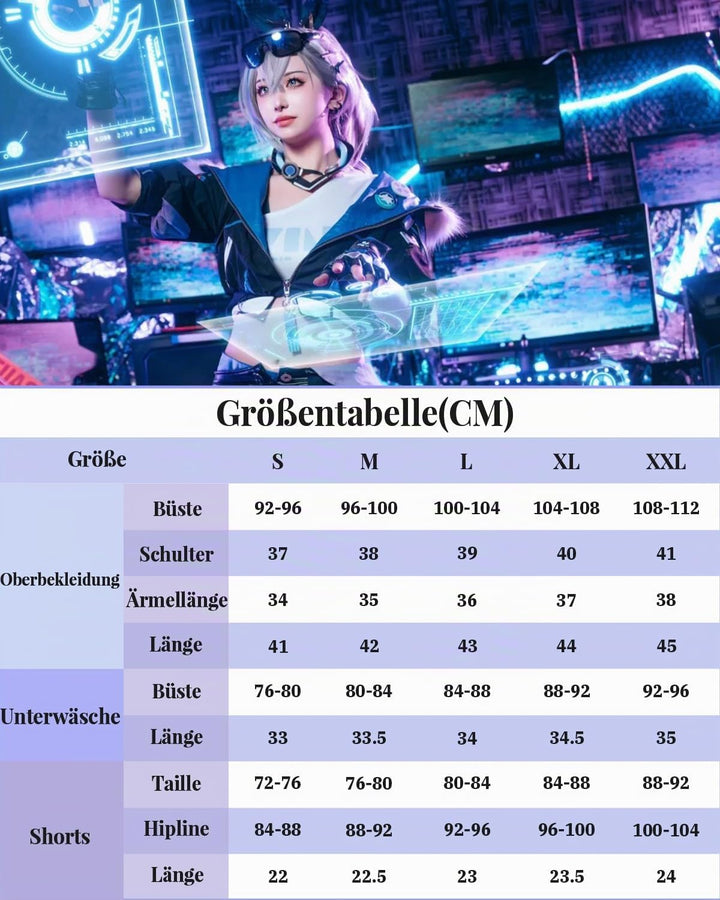 CR ROLECOS Honkai Star Rail March 7th Anaxa Cosplay Kostüm Outfit Spielfiguren Uniform Full Set Hall