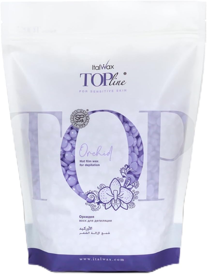 Italwax Top Line Orchid - 750g - Waxing Perlen für Haarentfernung – Duft Orchidee - Synthetische For