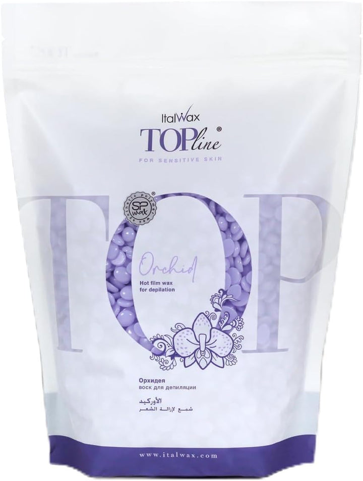 Italwax Top Line Orchid - 750g - Waxing Perlen für Haarentfernung – Duft Orchidee - Synthetische For