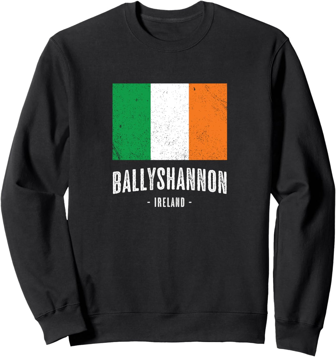 Stadt von Ballyshannon - Irland | Irische Flagge Souvenir - Sweatshirt