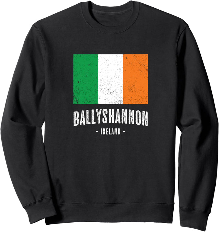 Stadt von Ballyshannon - Irland | Irische Flagge Souvenir - Sweatshirt