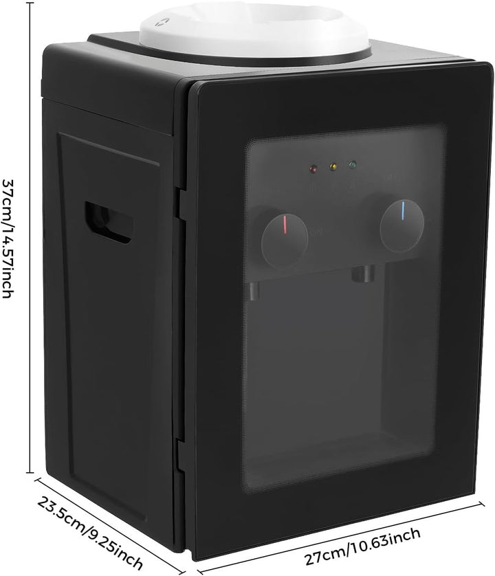 550W Elektrischer Wasserspender, Water Dispenser für 3,5L, 5L, 10L, 18L Wasserfässer, Kalt Heiss Dop