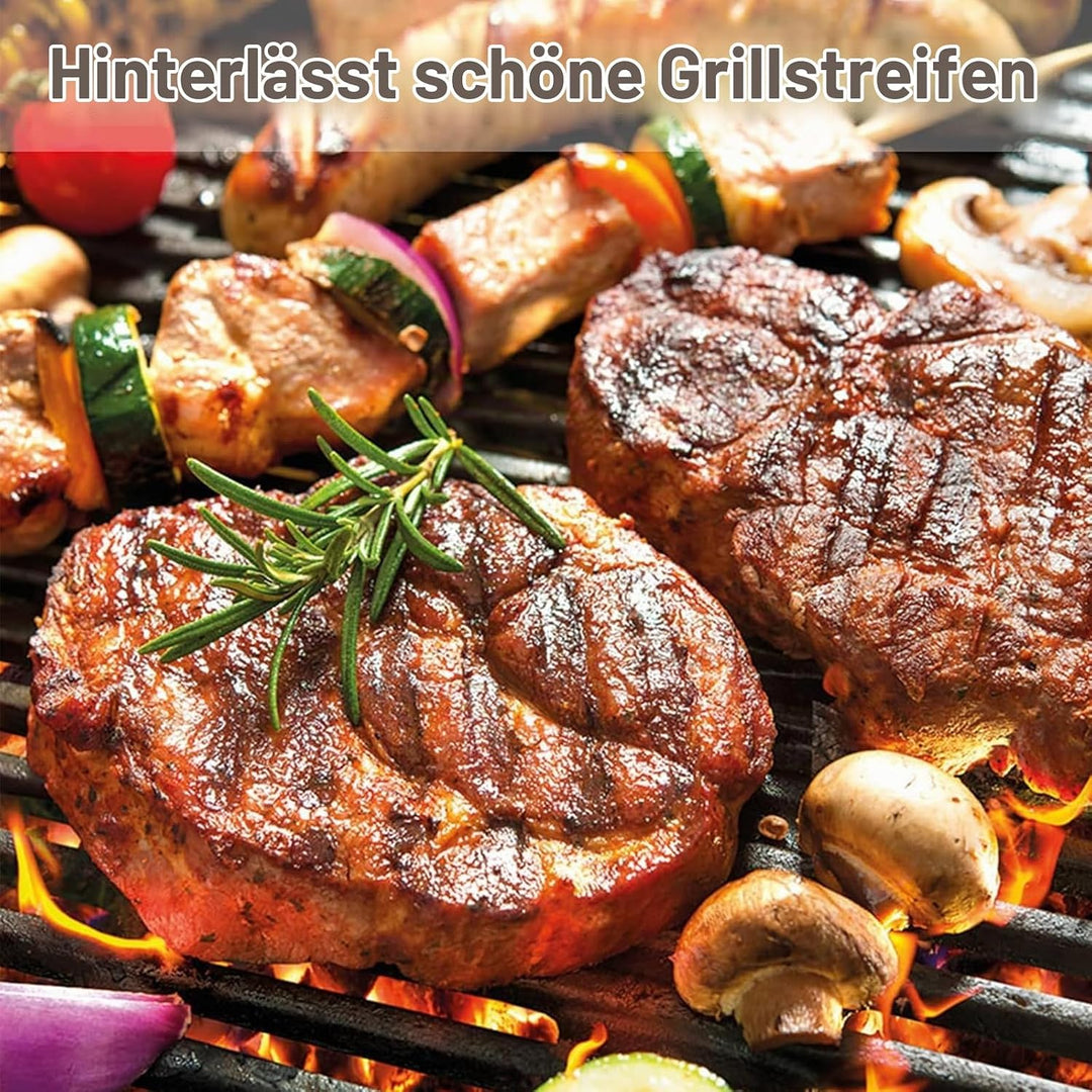 Denmay 38cm x 28.6cm Grillrost Gusseisen 7522 für Weber Spirit Classic E/S 200 210 (mit Seitlichen B