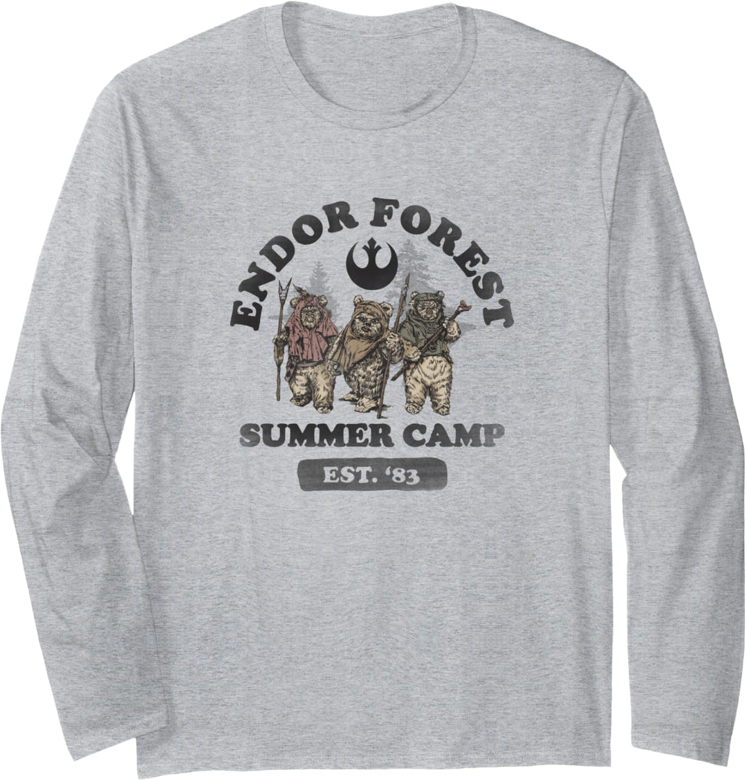 Star Wars Endor Forest Summer Camp Z1 Langarmshirt