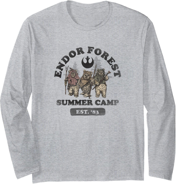 Star Wars Endor Forest Summer Camp Z1 Langarmshirt