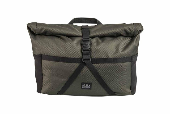Brompton Borough Roll-Top-Tasche, Olivgrün