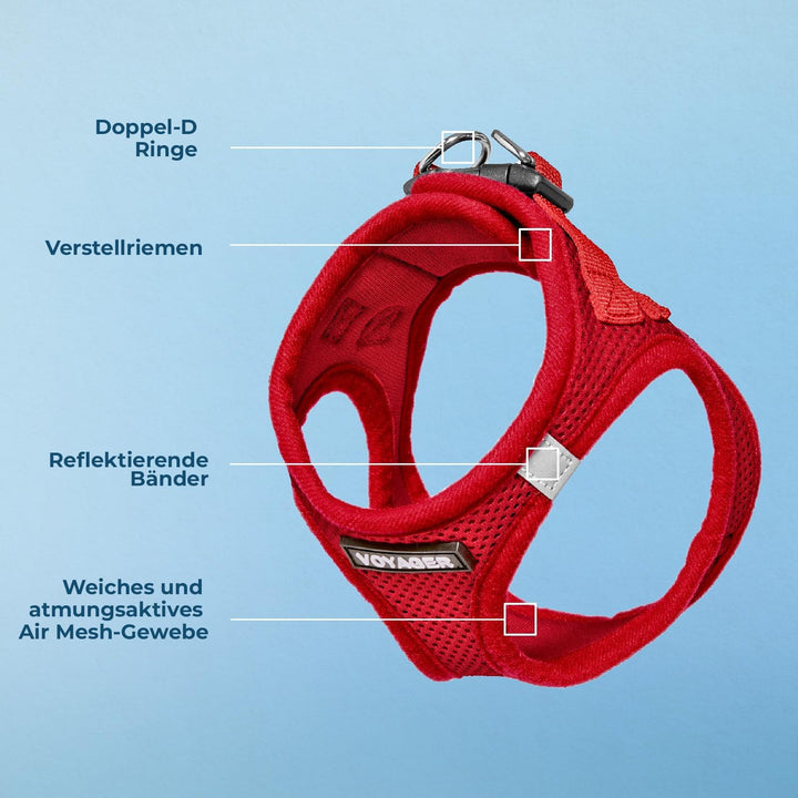 Voyager Step-In Air Hundegeschirr by Best Pet Supplies - All Weather Mesh Step in Vest Harness für k