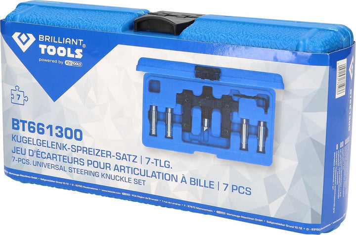 BRILLIANT TOOLS BT661300 Kugelgelenk-Spreizer-Satz | 7-tlg. [Powered by KS TOOLS]