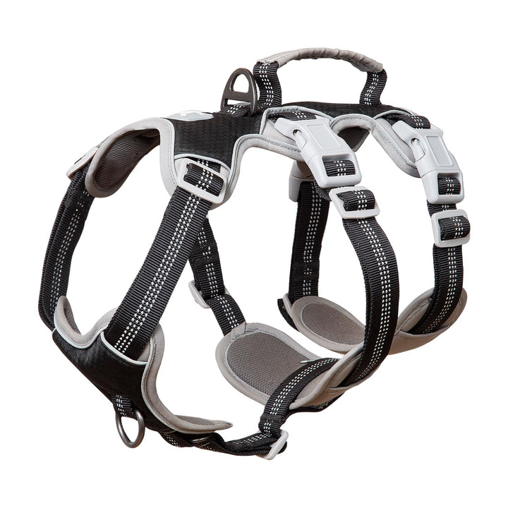 Huntboo Hundegeschirr Ausbruchsicher, Hundegeschirr Grosse Hunde, Reflektierender Gurt mit Gepolster
