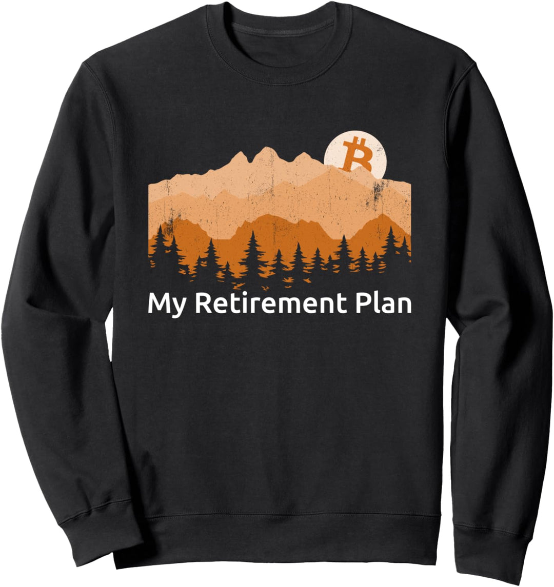 Mein Pensionsplan Bitcoin von Crypto HODL BTC Bitcoin Sweatshirt