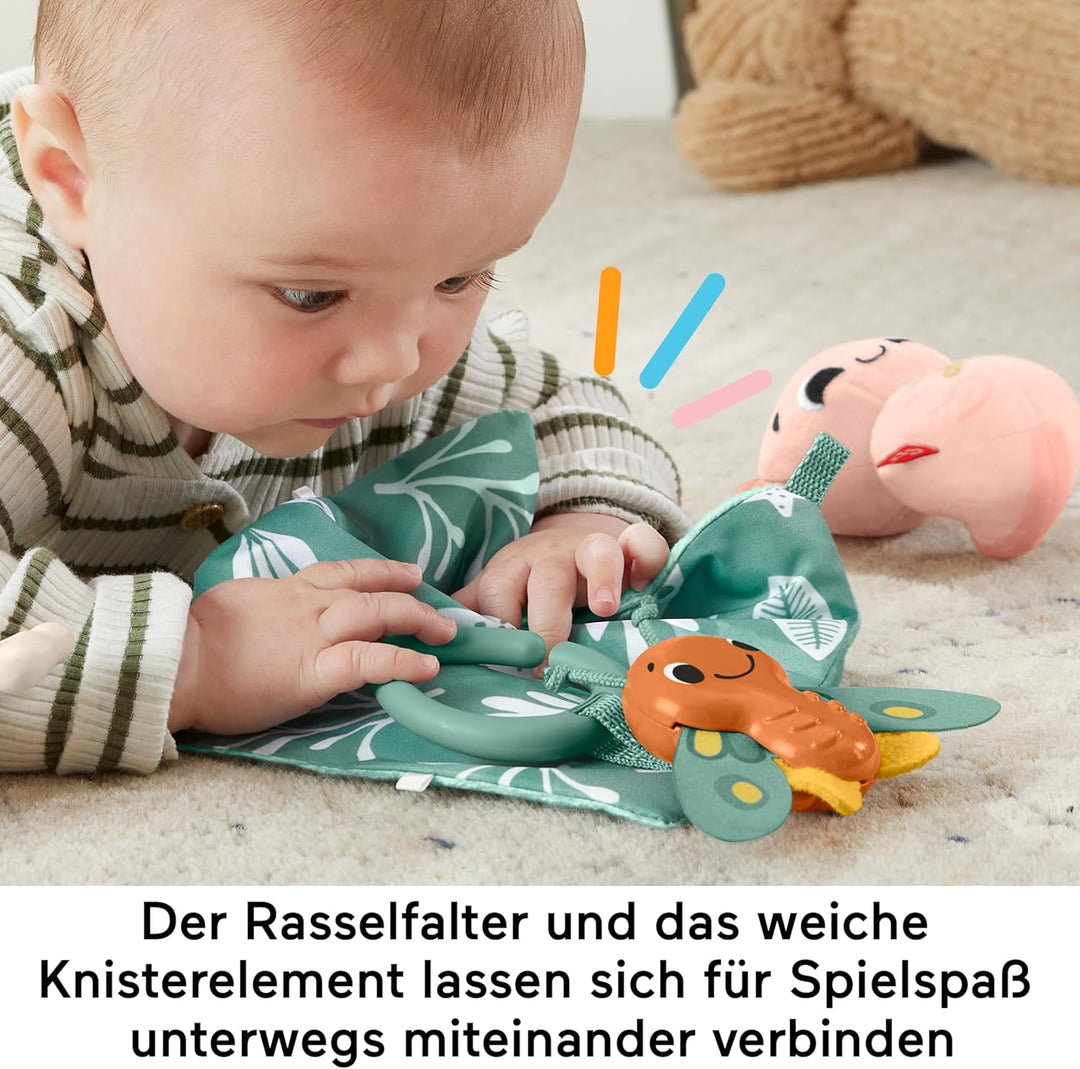 Fisher-Price Baby Sensorische Erlebnisse Geschenkset mit feinmotorischen Aktivitäten für Neugeborene