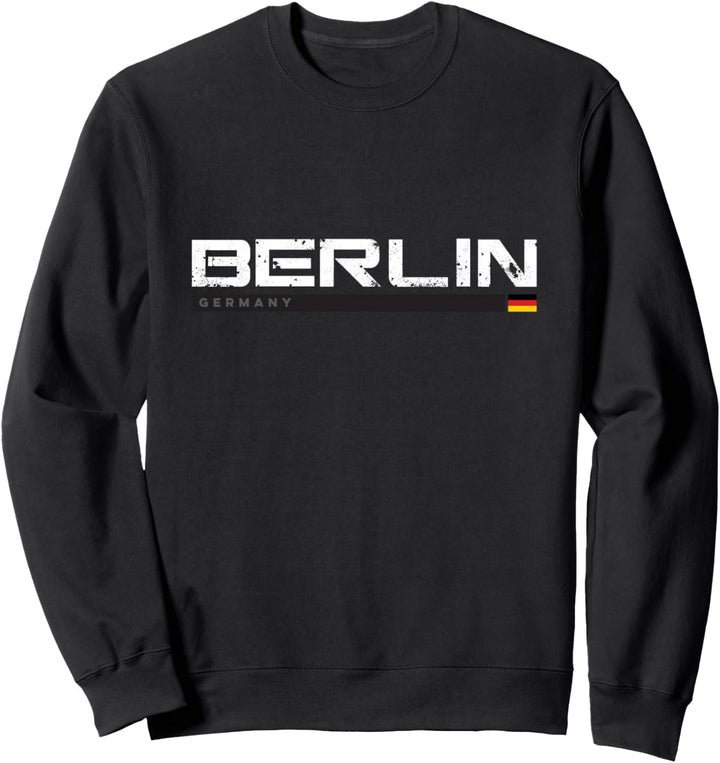 Berlin Germany Weinlese Retro Sweatshirt