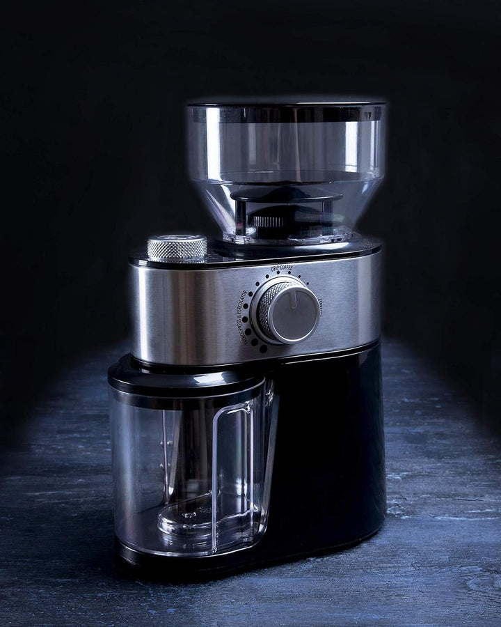 Gastronoma 18120001 Kaffeemühle Kaffee Espresso elektrische Mühle, 12 Mahlgradeinstellungen von Fein