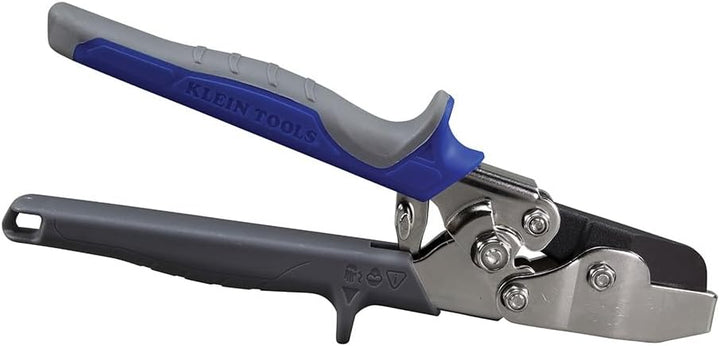 Klein Tools HVAC Werkzeug V Kerbe für Leitungen und Blech, schneidet 30 Grad V, blau/grau, 86526