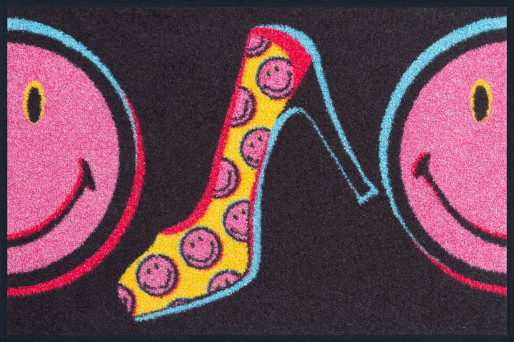wash + dry 056119 Fussmatte Smiley Shoes, 50 x 75 cm