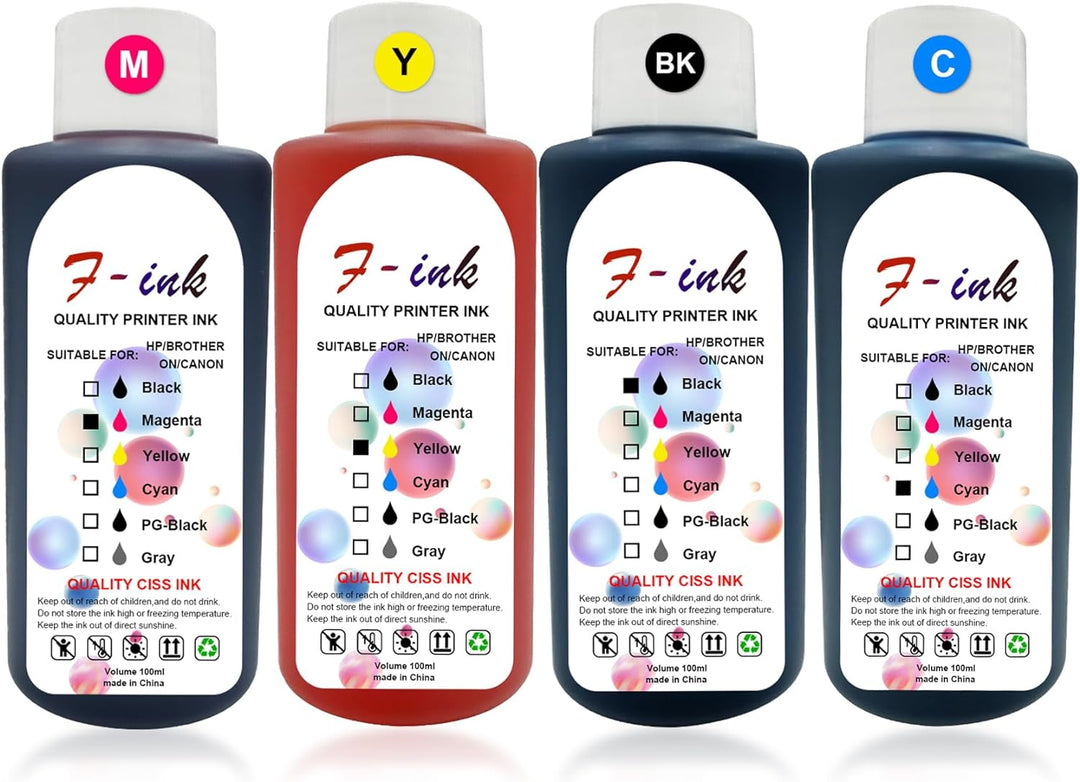 29XL wiederaufladbare Tinte und 4 x 100 ml Flaschentinte, kompatibel mit Home XP-255 XP-257 XP-352 X