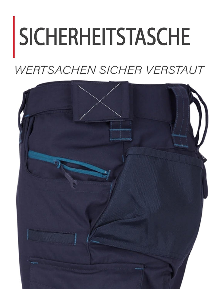 Engelbert Strauss Arbeitshose Short e.s.Motion 2020 dunkelblau/Atoll (52), 52 Dunkelblau/Atoll