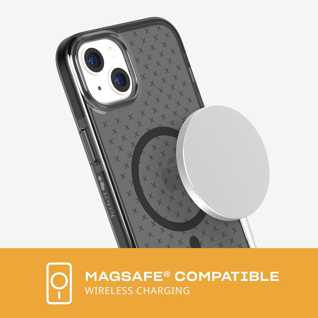 tech21 iPhone 14 Plus Evo Check kompatibel mit MagSafe® - Stossdämpfende & schlanke Schutzhülle mit