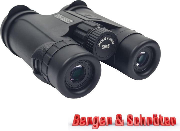 Berger & Schröter | Fernglas 8×42mm mit Laserentfernungsmesser LRF | optimal für Natur- und Tierbeob