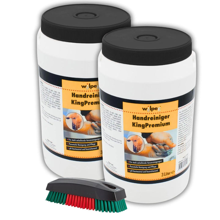 WILPEG Handreiniger 3L Seife, Waschpaste, Handwaschpaste für extreme Verschmutzungen wie Farbe, Kleb