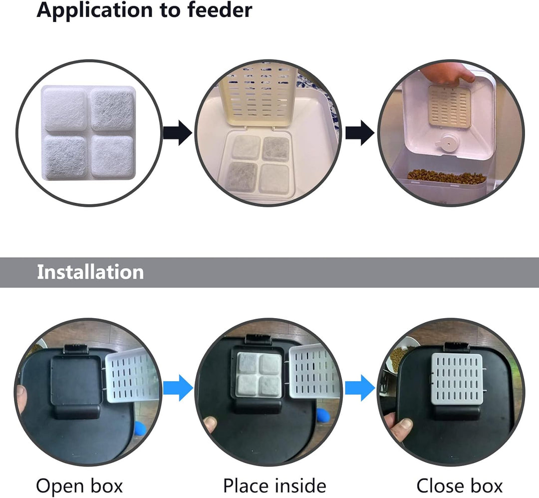 Trockenbeutel für Tierfutter, kompatibel mit Petlibro Futterautomaten für Katzen und Hunde, trockenm