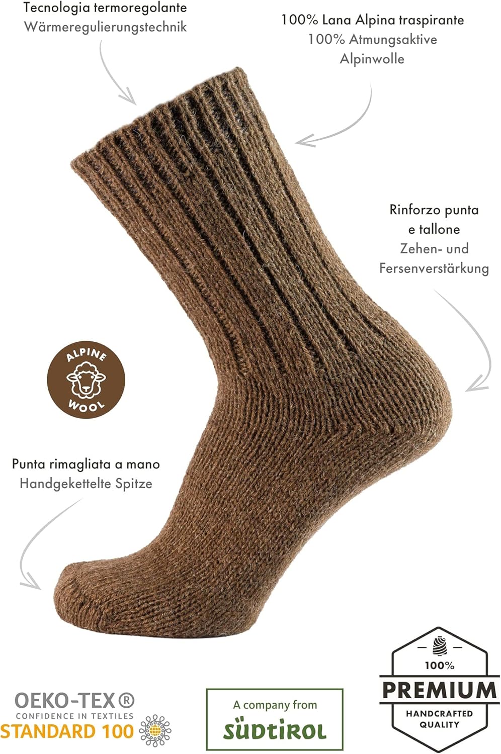 Miribung Wollsocken Wool aus 100% Wolle für EIN besonders Gefühl von Natürlichkeit und Komfort - war