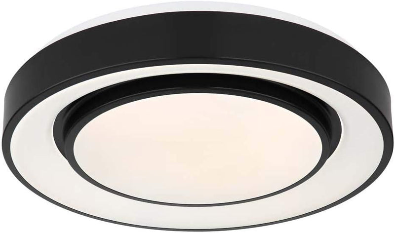 Globo LED Deckenleuchte Wohnzimmer schwarz 24 Watt 1x LED á 24W inkl. Farbwechsler Memory Funnktion