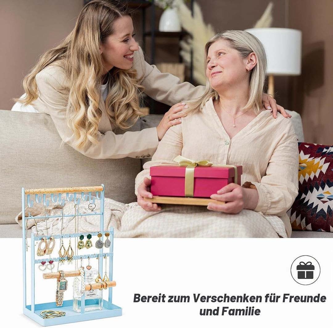 ProCase Schmuckständer Schmuckhalter für Ohrring Ohrstecker Ketten Schmuck Organizer Jewelry Ständer