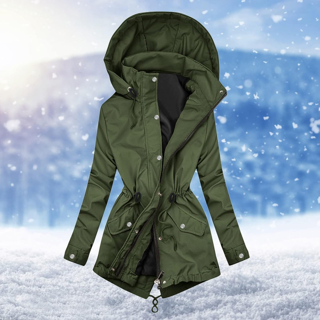 Winterjacke Damen Winterjacke Wintermantel Winterparka mit Kapuze Pufferjacke KapuzenjackeSoftshellj