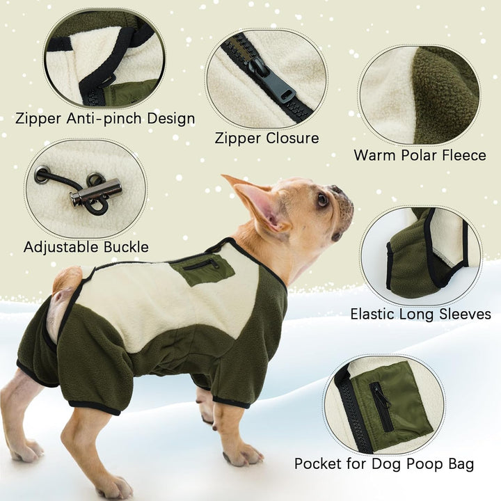 Hundeweste Winter, Pullover Hund Mittelgross Hundewinterjacke Winter Hundeoverall Hundewinterkleidun