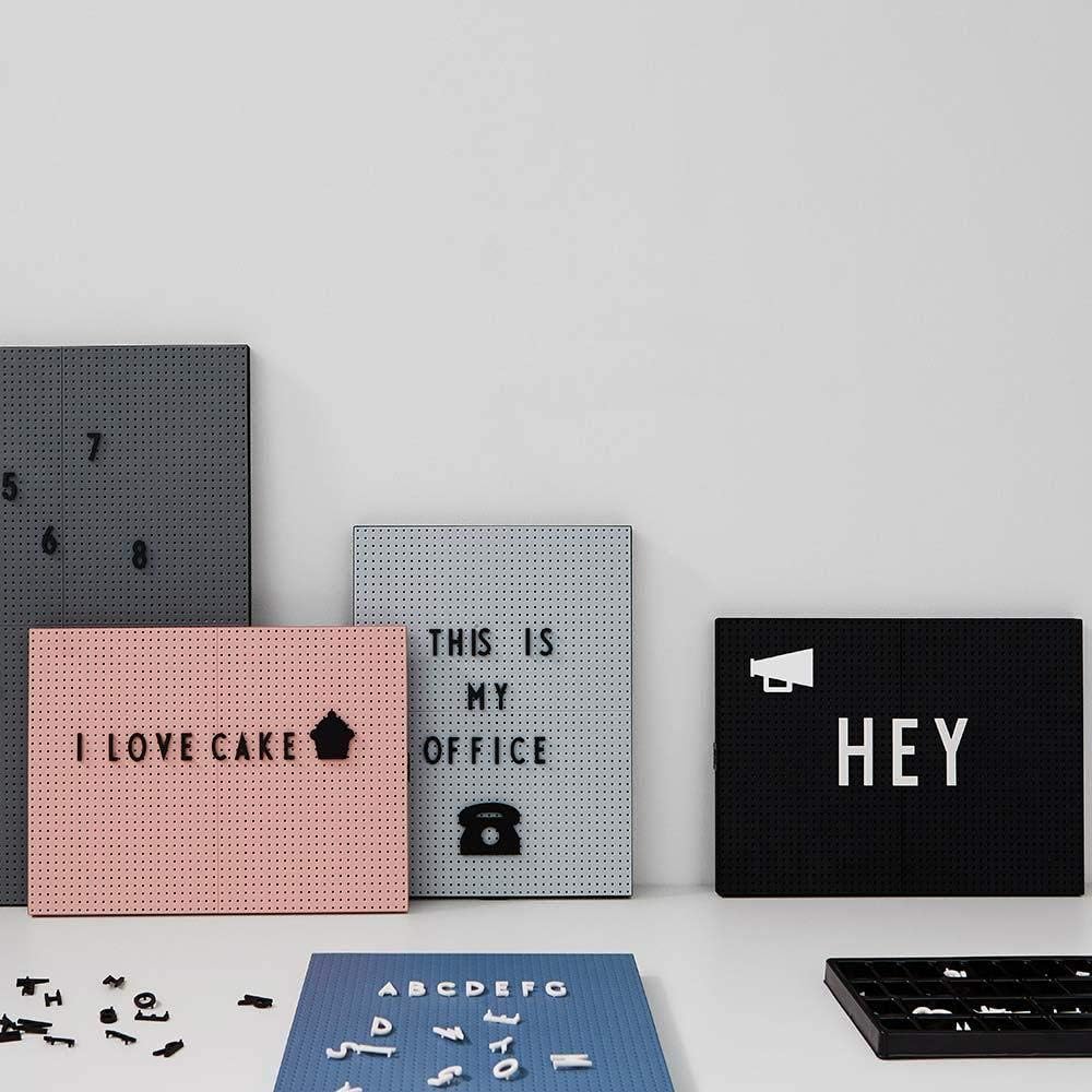 Design Letters Message Board A3 Schwarz | A4 A3 A2 | Buchstaben tafel | Letter board | Memotafel Wan