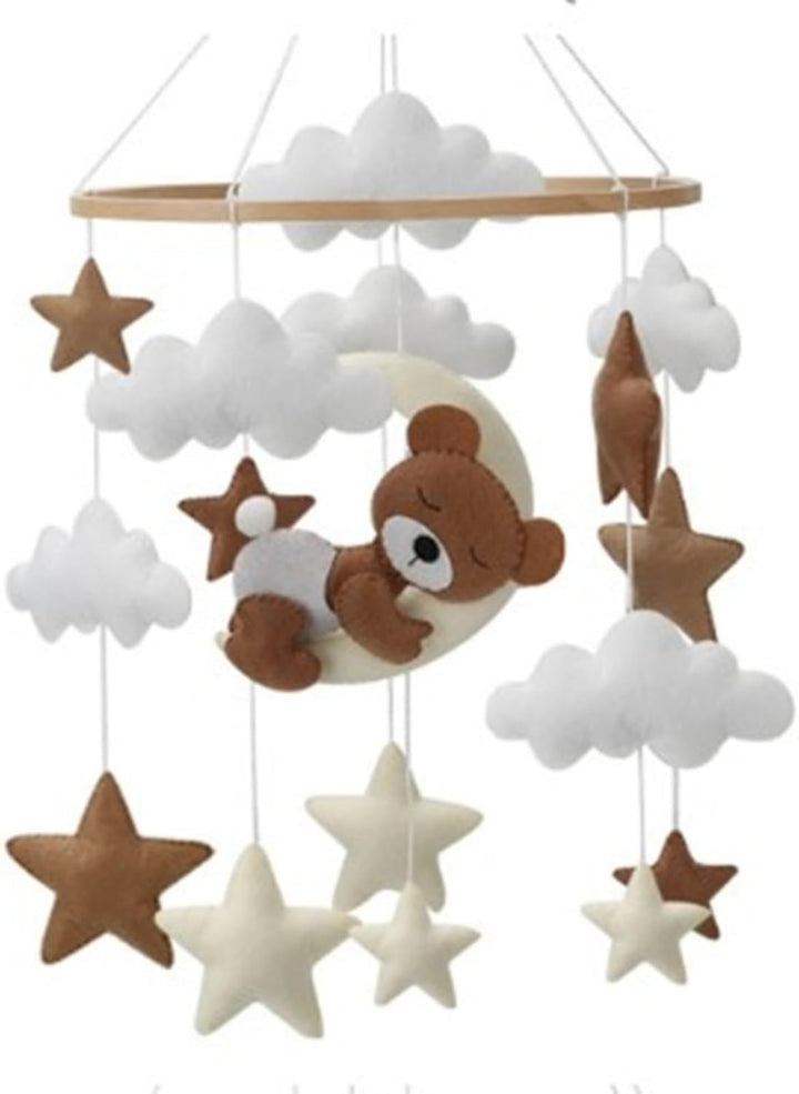 Mobile Filz Mobile Babybett BäR Baby Mobiles Baby Schlummernder BäR Filz Bettglocke Windspiele FüR K