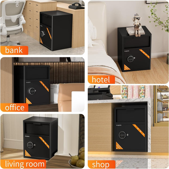 70L Einwurftresor | Deposittresor | Tresor mit Einwurfschlitz | Briefkasten Safe | Depository Safes