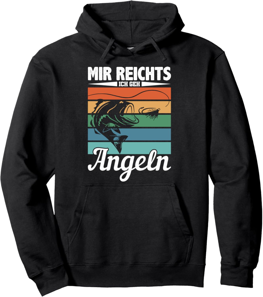 Mir Reichts Ich Geh Angeln Sprüche Fun Bekleidung für Angler Pullover Hoodie