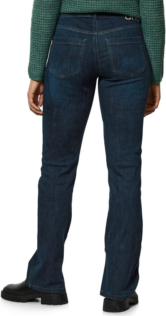 Street One Damen Jeanshose Boot Cut 25W / 30L Intensive Indigo Wash, 25W / 30L Intensive Indigo Wash