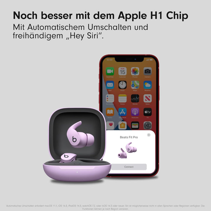 Beats Fit Pro – Komplett kabellose In-Ear Kopfhörer – Aktives Noise-Cancelling, Kompatibel mit Apple