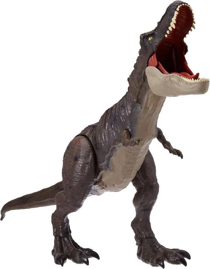 Jurassic World HBK73 - Jurassic World Riesendino T-Rex Actionfigur, extragrosses Dinosaurier Spielze