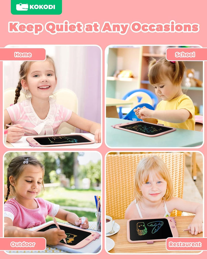 kokodi Einhorn Spielzeug für 3 4 5 6 7 Jahre Mädchen alte Jungen Kinder, 10 Zoll Schreibtafel Zauber