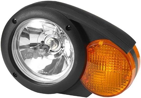 HELLA - Halogen-Hauptscheinwerfer - Combi 133 - 24V - Referenzzahl: 12.5 - Anbau - glasklare Streusc