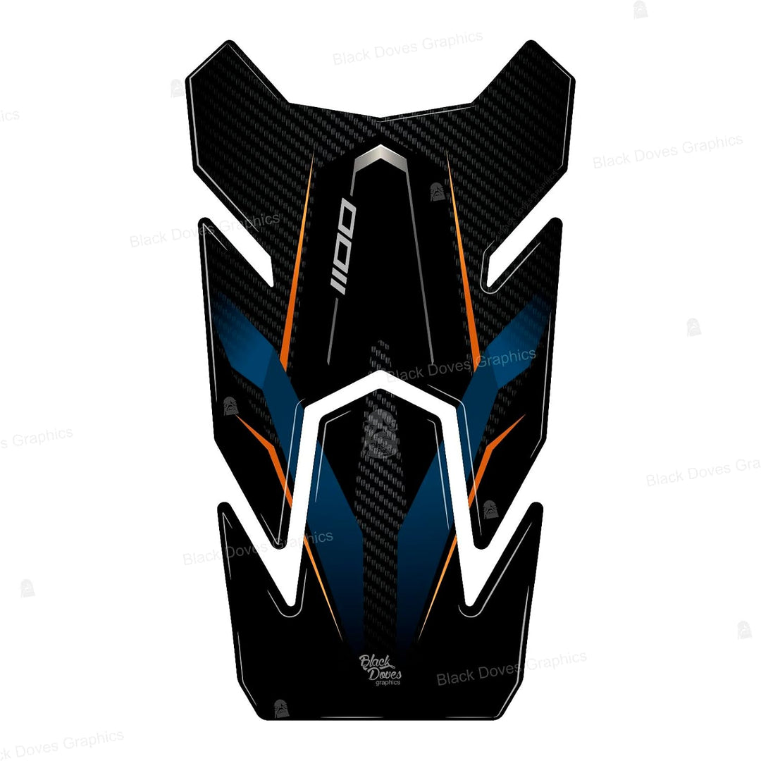 Black Doves Graphics 3D-Aufkleber aus Harz kompatibel mit Kawasaki Versys 1100 SE 2026 (BU1) | Made