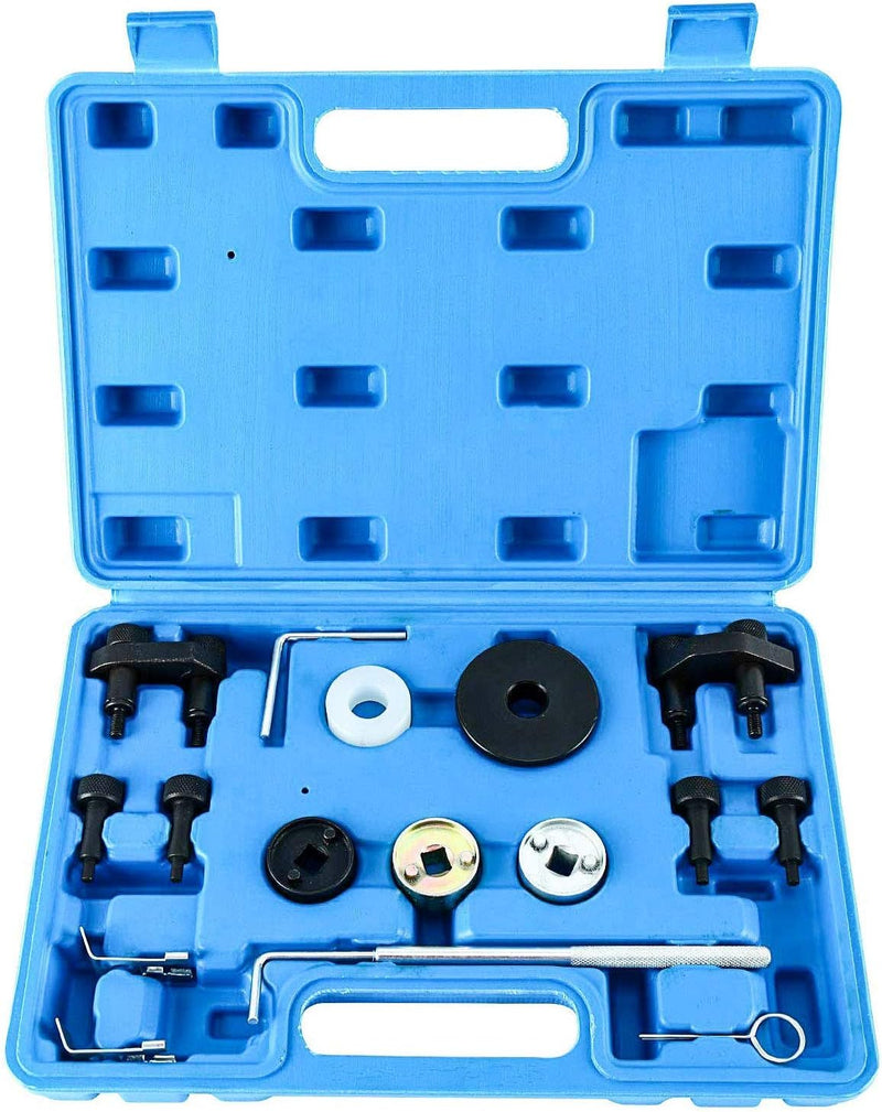 FreeTec Motor Nockenwelle Locking Ausrichtung Timing Tool Kit Kompatibel mit VW Skoda VAG 1.8 2.0 TF