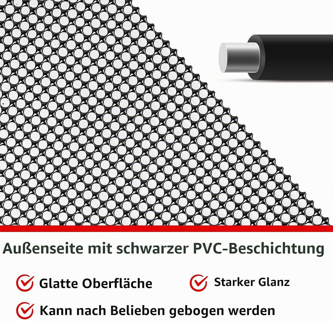 AggAuto Edelstahl Auto Grillnetzbildschirm, mit 304SS-Drahtgeflecht beschichteter 304SS-Gitter, Auto
