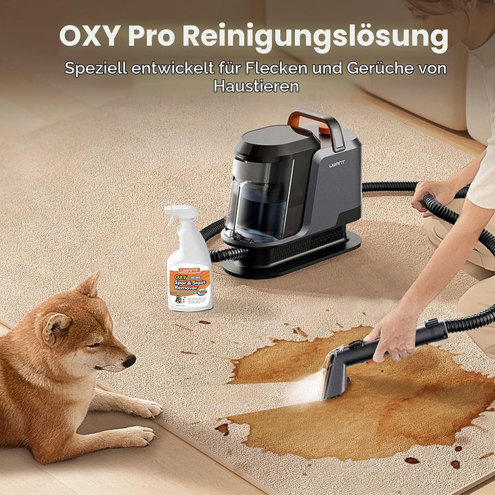 Uwant Y100PET Polsterreiniger Gerät Mit 22Kpa Teppichreiniger Waschsauger Geräuscharm Nasssauger Tep