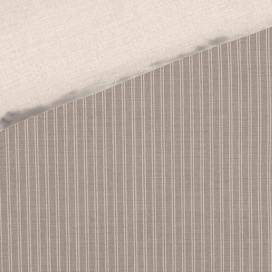 Kaeppel Wendebettwäsche Eternity Combo Feinbiber Cappuccino Grösse 1x 135x200 cm + 1x 80x80 cm Cappu